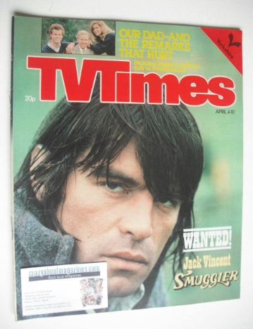 TV Times magazine - Oliver Tobias cover (4-10 April 1981)