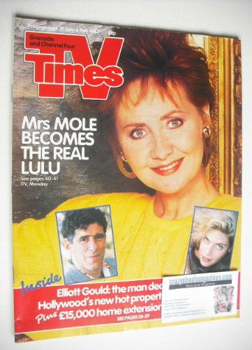 TV Times magazine - Lulu cover (31 January - 6 February 1987)