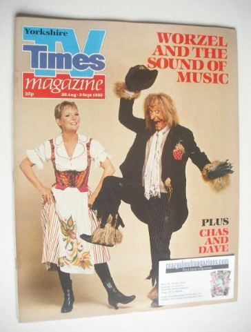 TV Times magazine - Petula Clark and Worzel Gummidge cover (28 August - 3 September 1982)