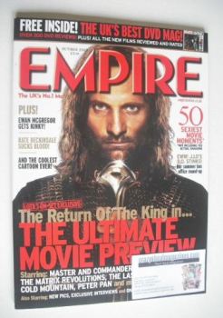 Empire magazine - Viggo Mortensen cover (October 2003 - Issue 172)
