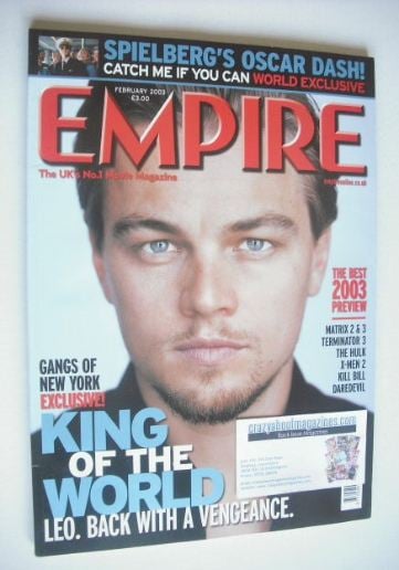 Empire magazine - Leonardo DiCaprio cover (February 2003 - Issue 164)