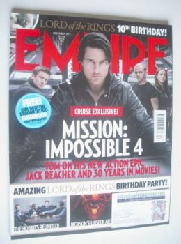 Empire magazine - Mission: Impossible 4 cover (December 2011)