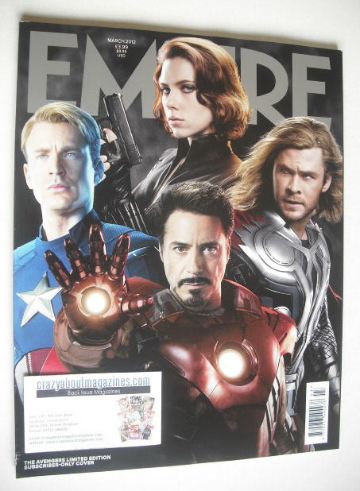 <!--2012-03-->Empire magazine - The Avengers cover (March 2012 - Subscriber