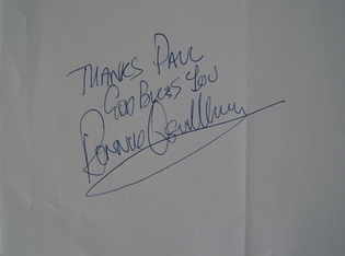 Ronnie O'Sullivan autograph