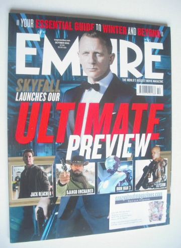 Empire magazine - Daniel Craig cover (October 2012 - Issue 280)