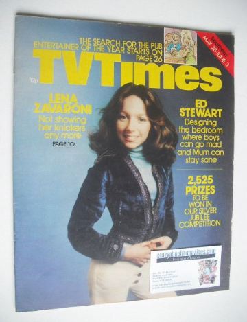 TV Times magazine - Lena Zavaroni cover (28 May - 3 June 1977)