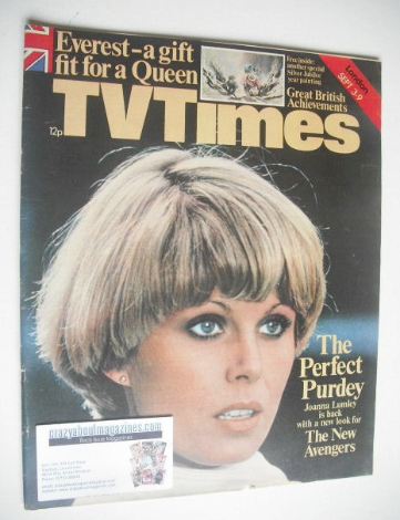 TV Times magazine - Joanna Lumley cover (3-9 September 1977)