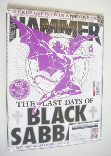 Metal Hammer magazine - Black Sabbath cover (December 2015)
