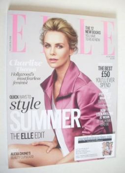 British Elle magazine - June 2015 - Charlize Theron cover