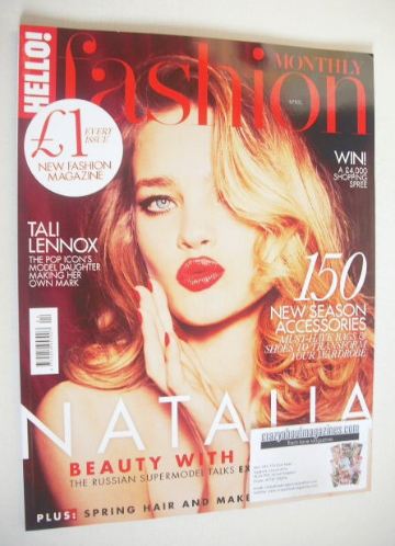 <!--2015-04-->Hello! Fashion Monthly magazine - Natalia Vodianova cover (Ap