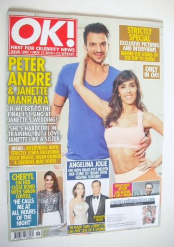 OK! magazine - Peter Andre and Janette Manrara cover (17 November 2015 - Issue 1007)