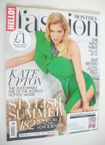 <!--2015-08-->Hello! Fashion Monthly magazine - Kate Upton cover (August 20