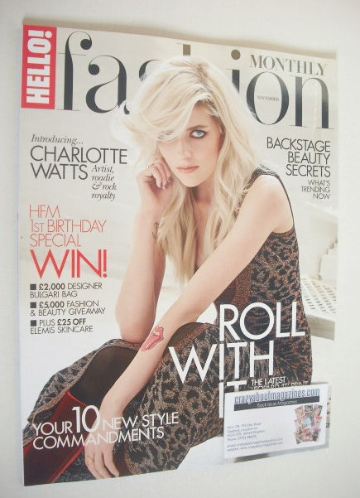 <!--2015-11-->Hello! Fashion Monthly magazine - Charlotte Watts cover (Nove