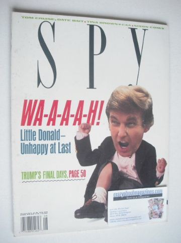 <!--1990-08-->Spy magazine - August 1990 - Donald Trump cover