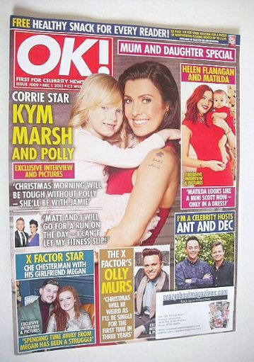 OK! magazine - Kym Marsh and Polly cover (1 December 2015 - Issue 1009)