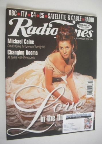<!--1998-03-07-->Radio Times magazine - Anna Friel cover (7-13 March 1998)