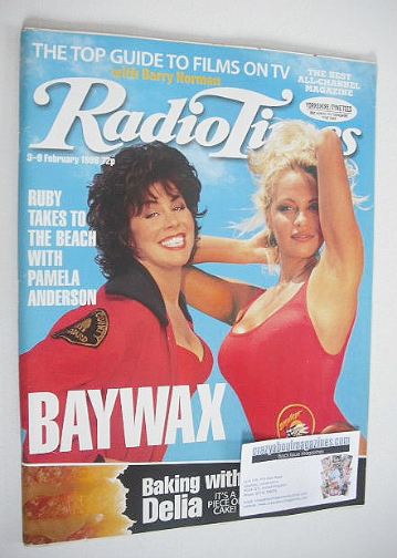 <!--1996-02-03-->Radio Times magazine - Ruby Wax and Pamela Anderson cover 