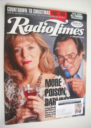 <!--1994-12-10-->Radio Times magazine - Robert Lindsay and Alison Steadman 
