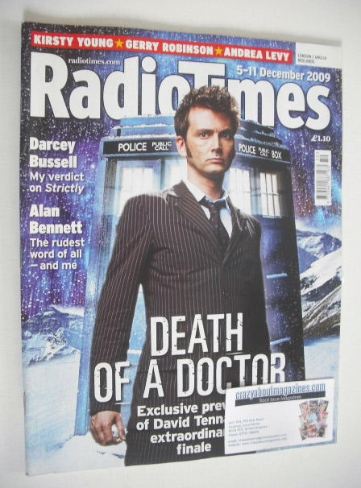 Radio Times magazine - David Tennant cover (5-11 December 2009)