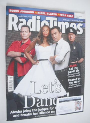 Radio Times magazine - Strictly Judges cover (26 September - 2 October 2009)