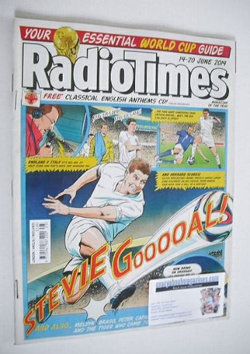 Radio Times magazine - Goal cover (14-20 June 2014)