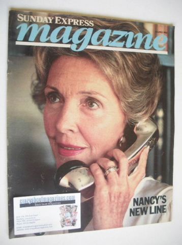 <!--1982-06-06-->Sunday Express magazine - 6 June 1982 - Nancy Reagan cover
