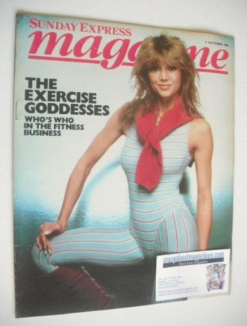 Sunday Express magazine - 2 October 1983 - Victoria Principal cover