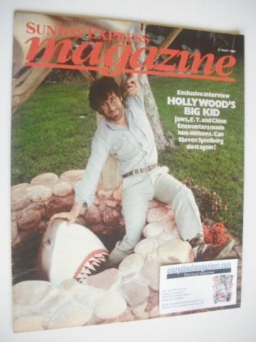 Sunday Express magazine - 27 May 1984 - Steven Spielberg cover
