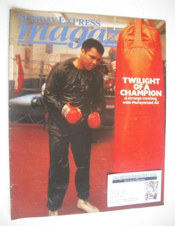Sunday Express magazine - 22 July 1984 - Muhammad Ali cover