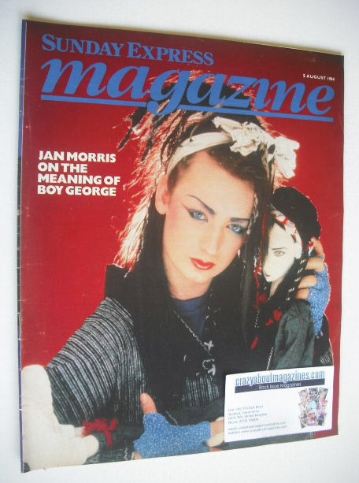 <!--1984-08-05-->Sunday Express magazine - 5 August 1984 - Boy George cover