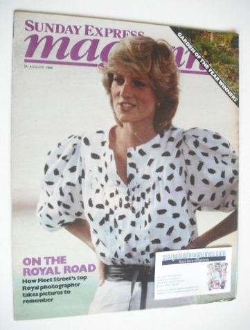 Sunday Express magazine - 26 August 1984 - Princess Diana cover