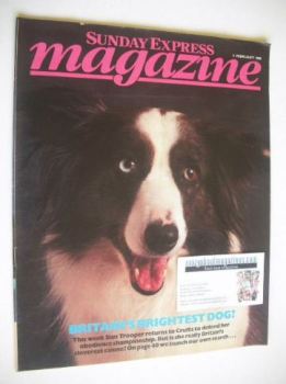 Sunday Express magazine - 3 February 1985 - Britain's Brighest Dog cover