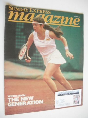 <!--1985-06-23-->Sunday Express magazine - 23 June 1985 - Annabel Croft cov