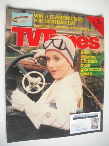 TV Times magazine - Cheryl Campbell cover (7-13 March 1981)