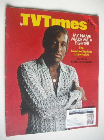 TV Times magazine - Lovelace Watkins cover (27 November - 3 December 1971)