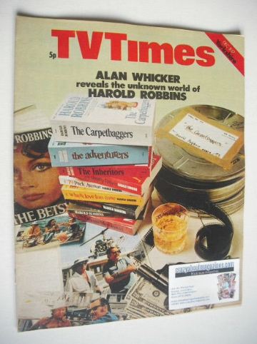 TV Times magazine - Unknown World of Harold Robbins cover (11-17 December 1971)