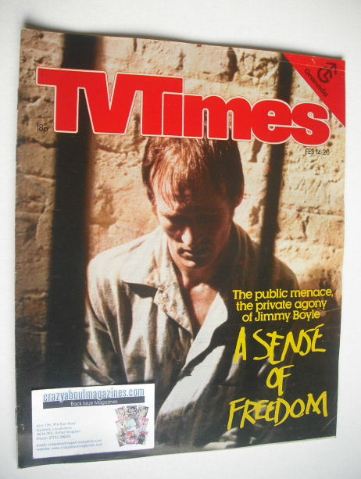 TV Times magazine - A Sense Of Freedom cover (14-20 February 1981)