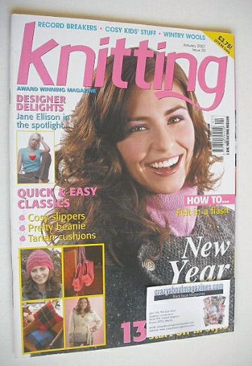 <!--2007-01-->Knitting magazine (January 2007 - Issue 33)