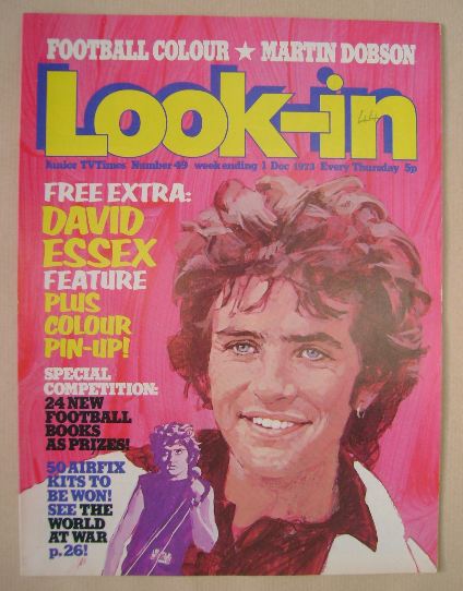 <!--1973-12-01-->Look In magazine - David Essex cover (1 December 1973)