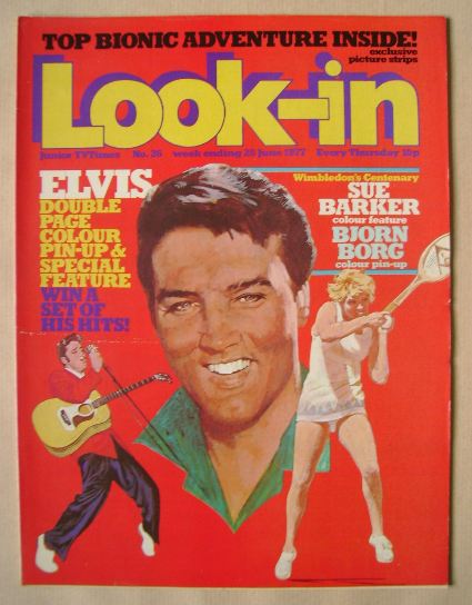 Look In magazine - Elvis Presley cover (25 June 1977)