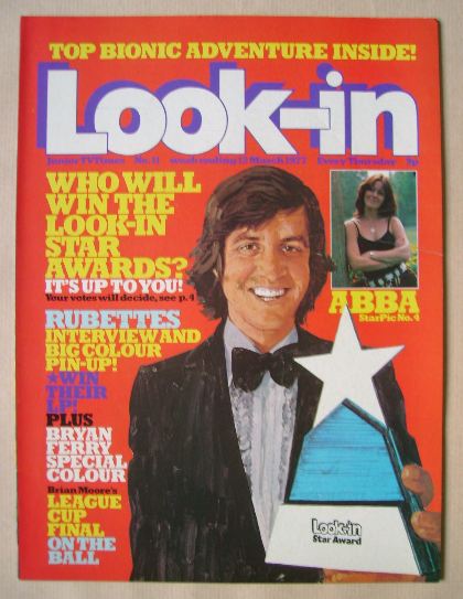 Look In magazine - Ed Stewart cover (12 March 1977)