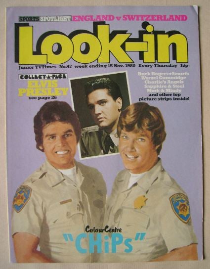 Look In magazine - Chips cover (15 November 1980)