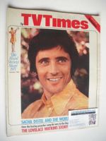 <!--1971-11-20-->TV Times magazine - Sacha Distel cover (20-26 November 1971)