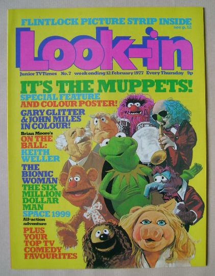 Look In magazine - The Muppets cover (12 February 1977)