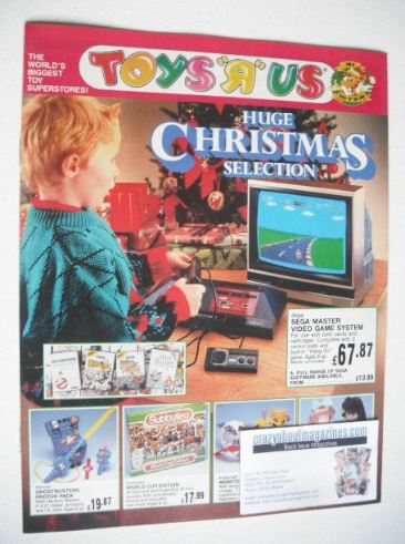 Toys R Us Christmas advertisement supplement 1989