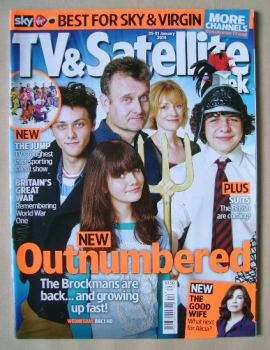 TV & Satellite Week magazine - Outnumbered cover (25-31 January 2014)