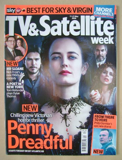 TV & Satellite Week magazine - Penny Dreadful cover (17-23 May 2014)