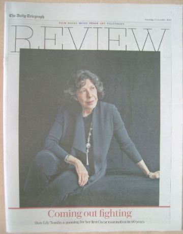 The Daily Telegraph Review newspaper supplement - 5 December 2015 - Lily Tomlin cover