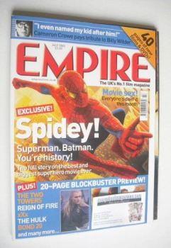 Empire magazine - Spiderman cover (July 2002 - Issue 157)