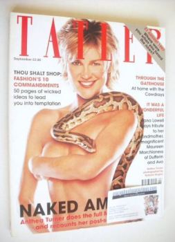 Tatler magazine - September 1998 - Anthea Turner cover